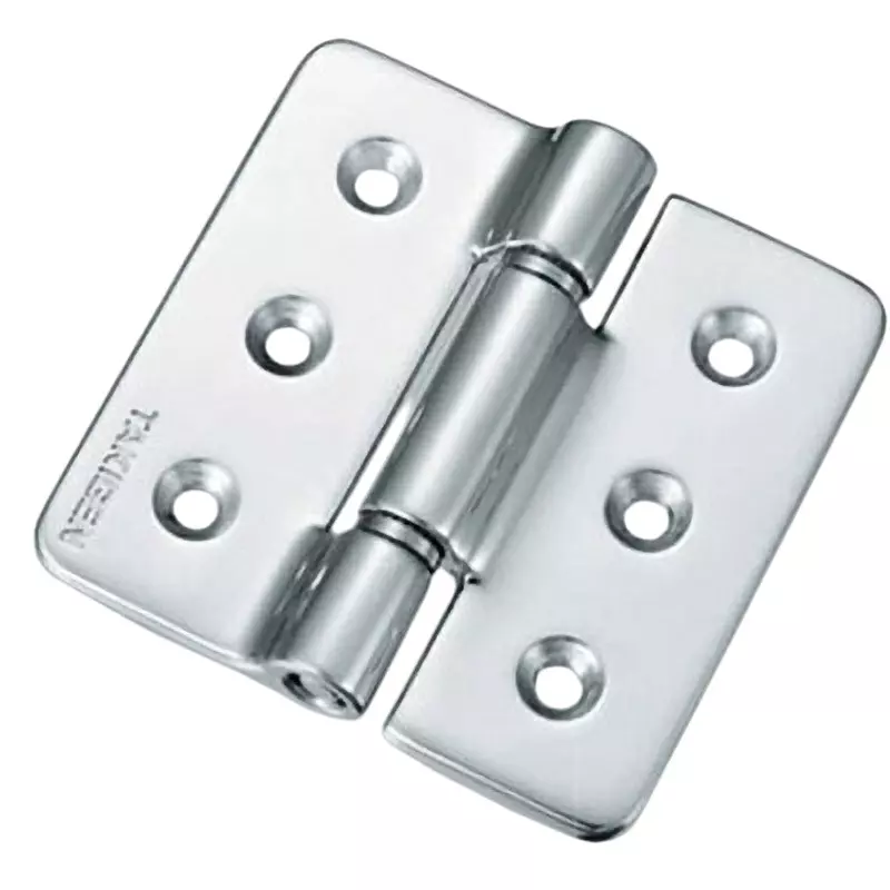 TAKIGEN Low-Dust Heavy-Duty Flat Hinge Stainless Steel, B-1064-1-CR