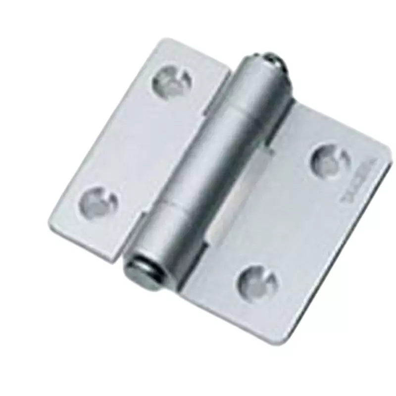 TAKIGEN Hinge Countersink Hole Type Aluminum Extrusion Anodized Silver, B-217-11 Perforated
