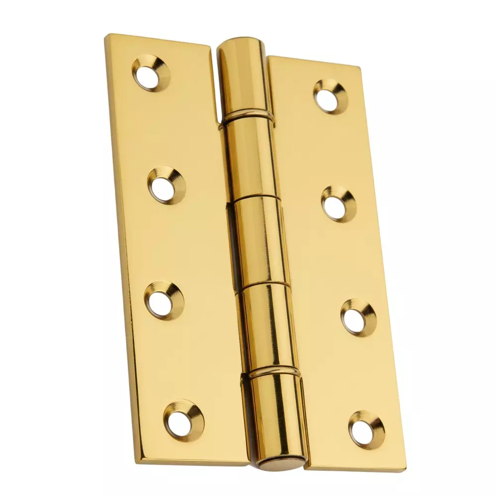 Quba Door Butt Hinge GPVD Finish 100 x 25 x 2.5 mm, BH1-002