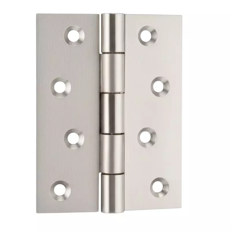 Quba Butt Hinges SS Finish 5 inch X 1.25 inch X 1.9 mm, Q-SSBH-005