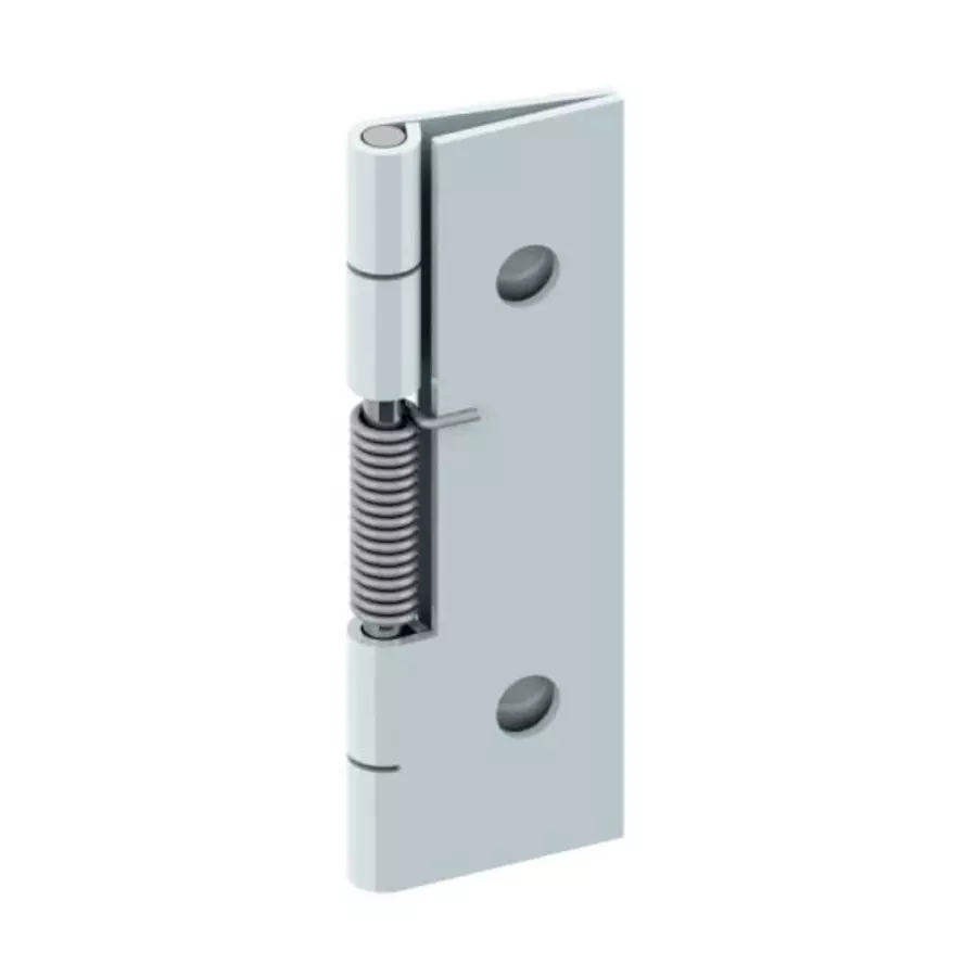 STEEL-SMITH Rolled Knuckle Spring Hinges Closing Spring 60 mm Steel, 6035-02