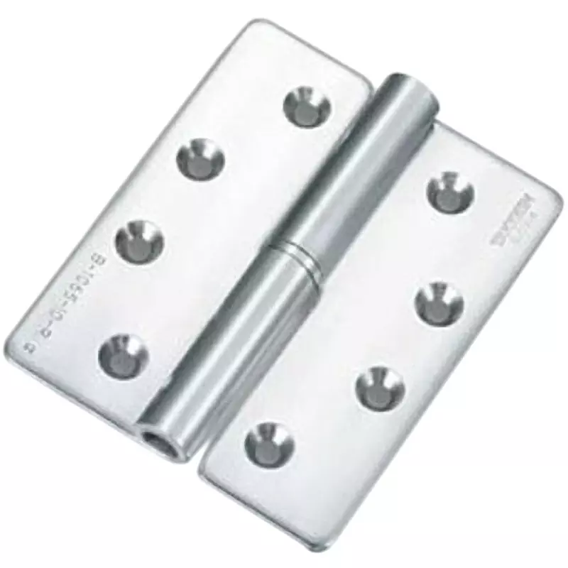 TAKIGEN Heavy Duty Hinge (Perforated) Stainless Steel Mirror Buffing, B-1065-10-L