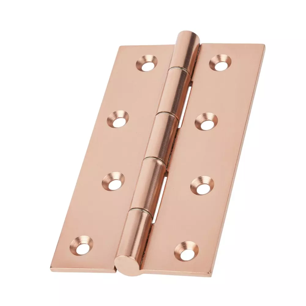Cozi Gold Butt Hinges Premium & Concealed 3 inch x 12 Gauge Rose Gold (Pack of 360)