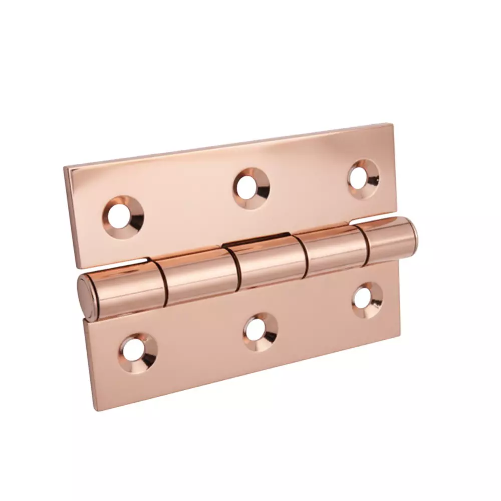 Cozi Gold Medium Butt Hinges Premium & Concealed 4 inch x 14 Gauge Rose Gold (Pack of 240)