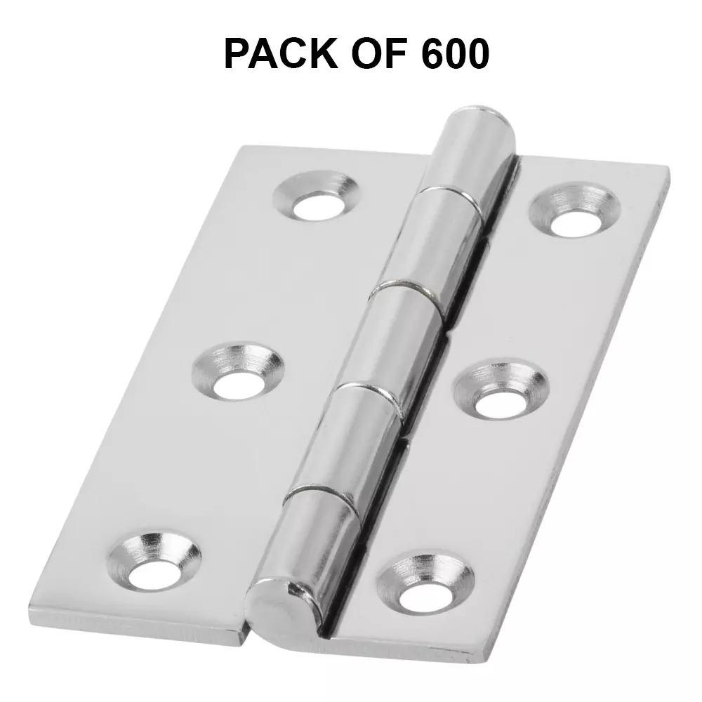 Cozi Gold Heavy Cut Hinges Premium & Concealed 75 x 28 x 10 mm Silver (Pack of 600)