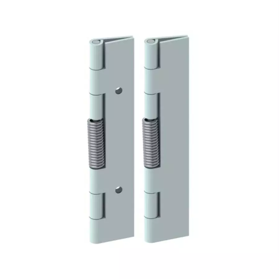 STEEL-SMITH Rolled Knuckle Spring Hinges Closing Spring 180 mm Stainless Steel-304, 18040-10
