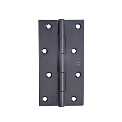 GODREJ Door Hinge 2 Ball Bearing Stainless Steel 125 mm (5 inch) Size 10 Gauge Matte Black Finish, 9431
