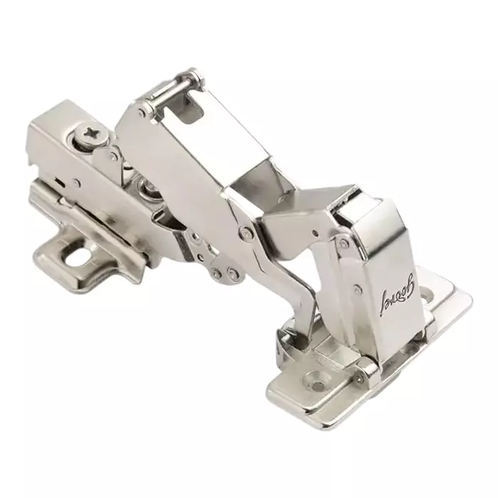 GODREJ Cabinet Hinge 165° Inset 2 Hole 35 x 11.5 mm Cup Diameter Nickel Plated Finish, 6841