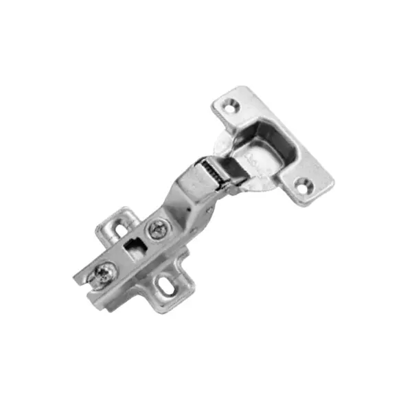 OZONE Soft Close Screw-On Concealed Hinge Inset Cabinet Hinge 2-Hole Nickle Plated, OEC451-SO-C2S-SC C15 NP