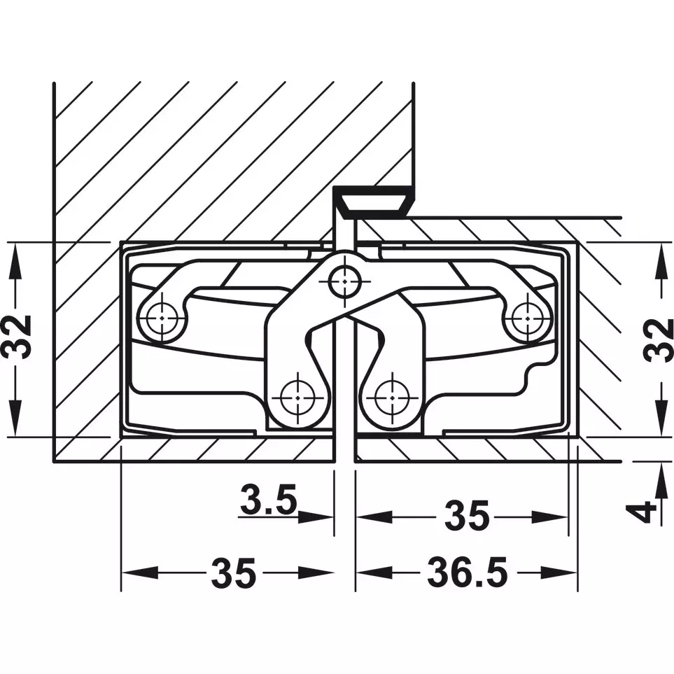 hafele-3d-concealed-hinge-te540-series-180-opening-angle-din-leftright-mounting-black-matt-finish-suitable-for-flush-doors-up-to-120-kg-92417237