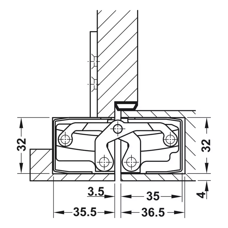 hafele-3d-concealed-hinge-te540-series-180-opening-angle-din-leftright-mounting-black-matt-finish-suitable-for-flush-doors-up-to-120-kg-92417237