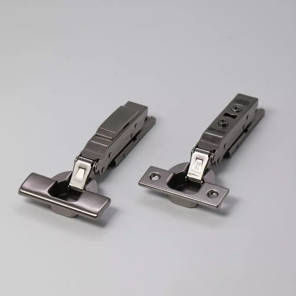 Ebco 3D Max Slow Motion Hinge Gun Metal Finish, 18-27 mm Door Thickness, Inset, HSM3-3DM-GM (Set of 2)