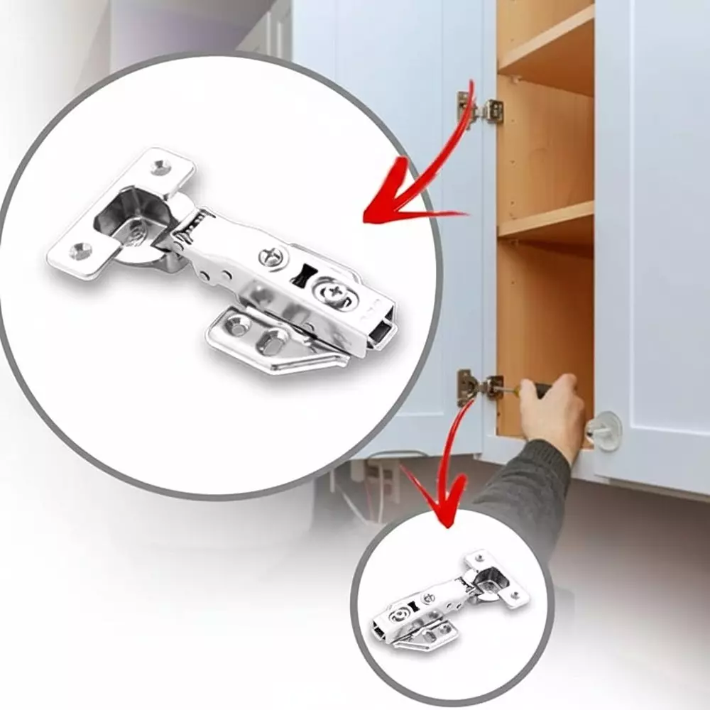 ebco-slow-motion-hinge-s-click-with-4-hole-mounting-plate-nickel-plated-finish-for-half-overlay-hsms2a-m1-set-of-2