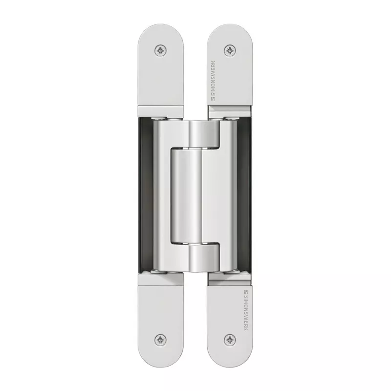 Hafele 3D Concealed Hinge TE640 Series 180 ° Opening Angle DIN Left/Right Mounting Black Matt Finish Suitable for Flush Doors Up to 200 Kg, 924.19.437