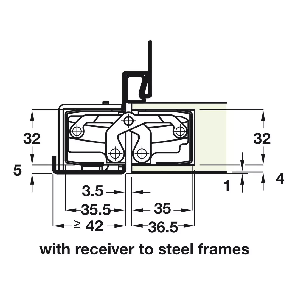 hafele-3d-concealed-hinge-te640-series-180-opening-angle-din-leftright-mounting-black-matt-finish-suitable-for-flush-doors-up-to-200-kg-92419437