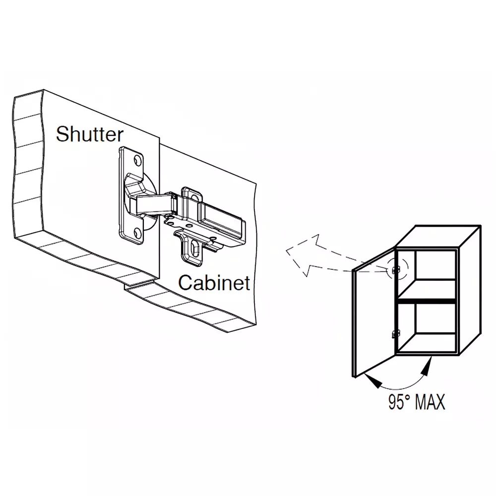 ebco-thick-door-hinge-40-mm-half-overlay-soft-close-gun-metal-finish-size-40-mm-htd2-sc-gm-set-of-2