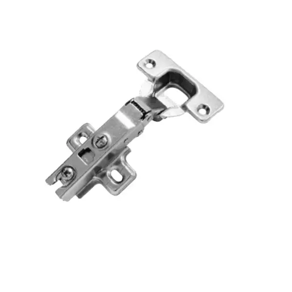 OZONE Soft Close Screw-On Concealed Hinge Full Overlay Cabinet Hinge 2-Hole Nickle Plated, OEC451-SO-A2S-SC C0 NP