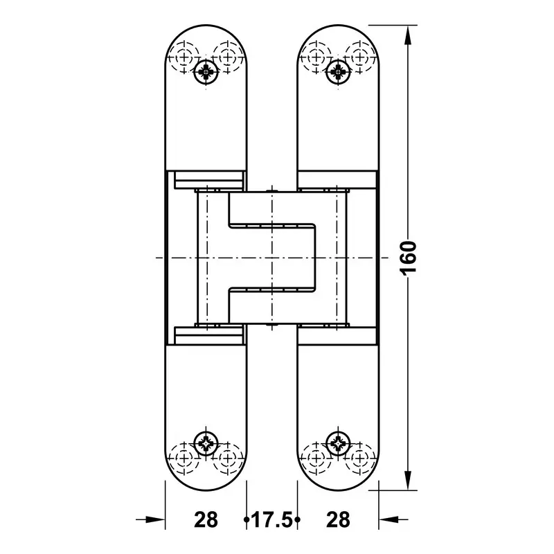 hafele-3d-concealed-hinge-te340-series-180-opening-angle-din-leftright-mounting-black-matt-finish-suitable-for-flush-doors-up-to-80-kg-92417137