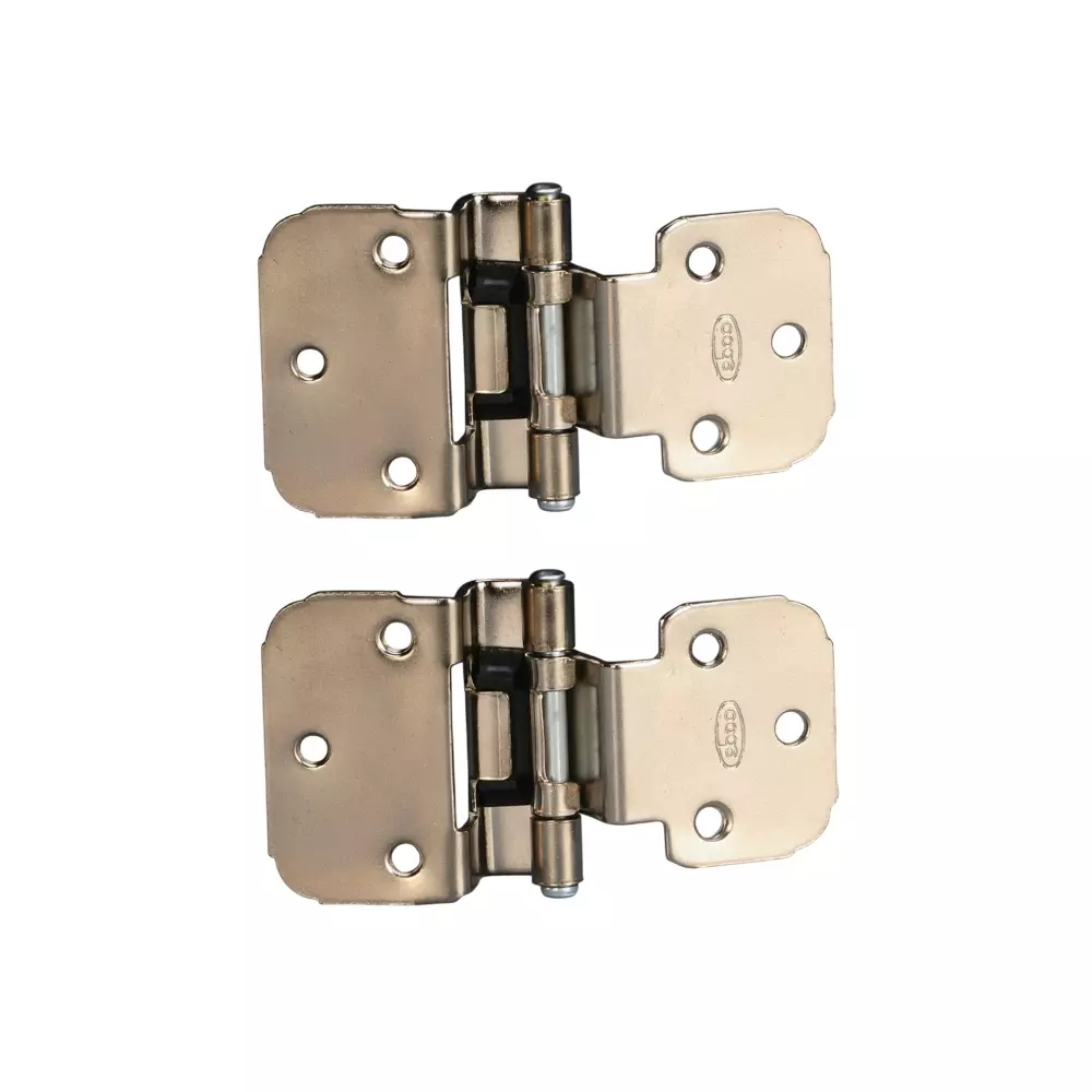 Ebco Spring Loaded Hinge Brown Finish Metal Body, HL1PC (Set of 2)