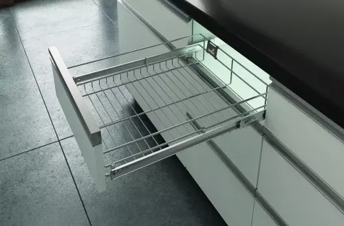 Hettich CargoTech M Plain Wire Basket  500 mm Depth  with KA Clamps 9190382