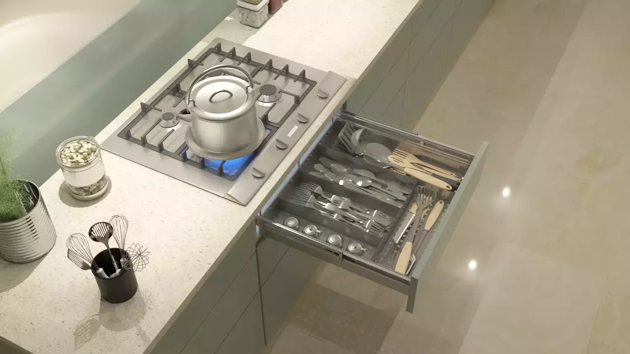 Hettich Cargo Cutlery Basket 486 x 500x 94 9275312