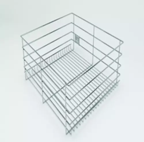 Hettich CargoTech M Plain Wire Basket  500 mm Depth  with KA Clamps 9190384