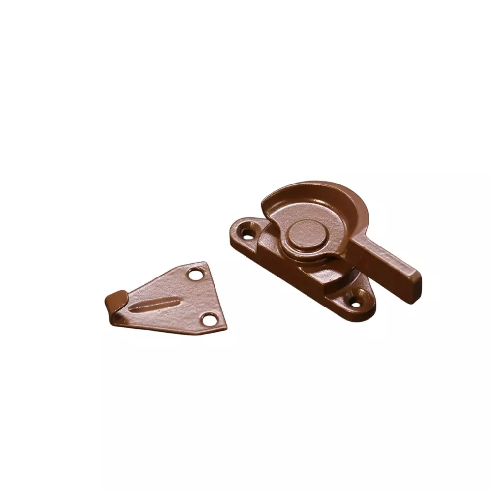 Ebco Crescent Latch Brown Finish and Right Hand Movement for Sliding Windows, CRL-2L-R/S/Z/F