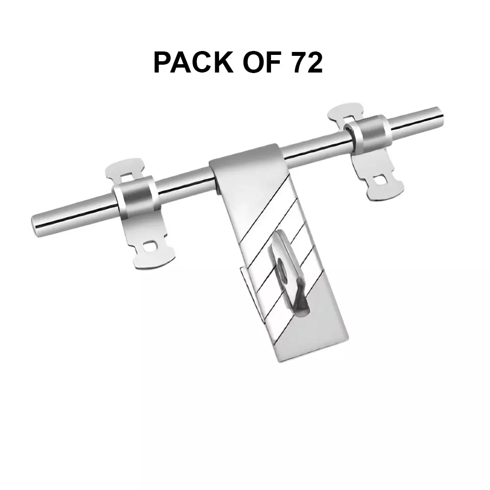 Cozi Gold Door Aldrop Zebra 3 mm Plate Thickness 16 mm Rod Thickness & (14 inch) 350 mm Size (Pack of 72)