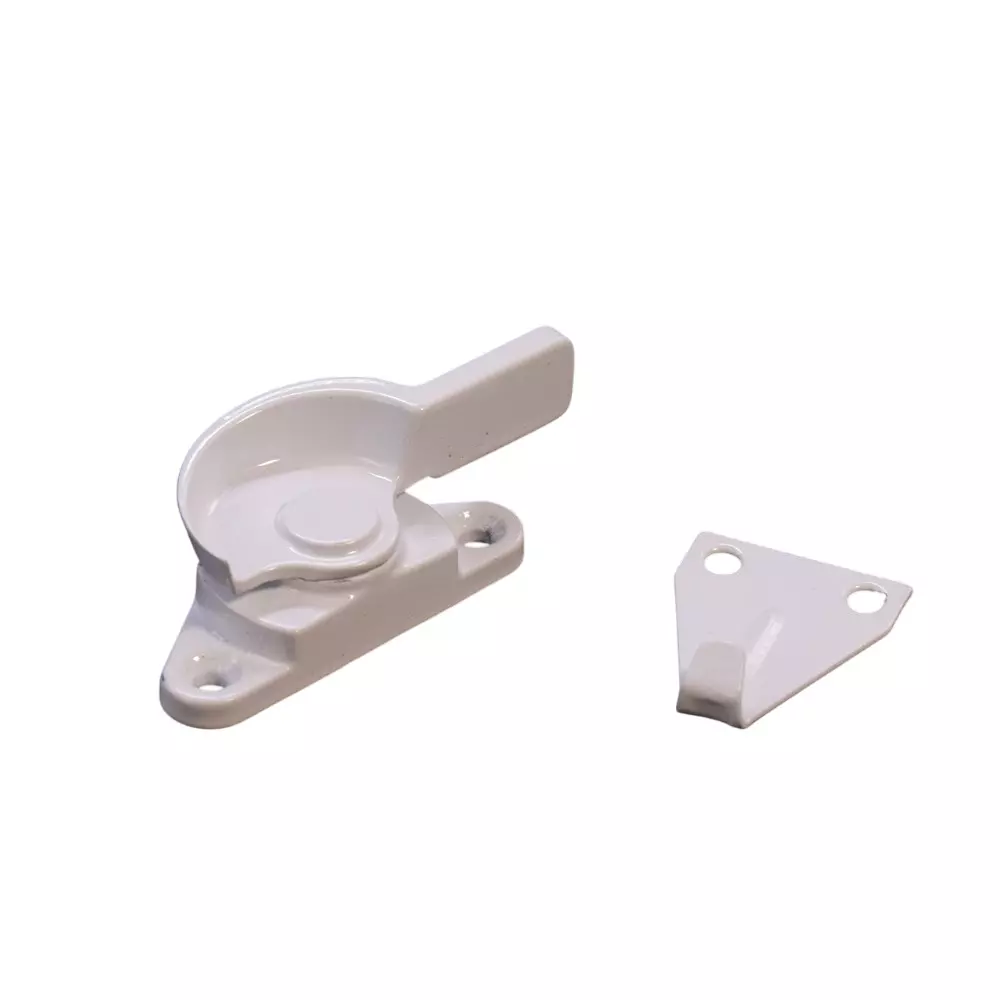 Ebco Crescent Latch Window White Finish and Right Hand Movement for Sliding Windows, CRL-2L-R/S/Z/F