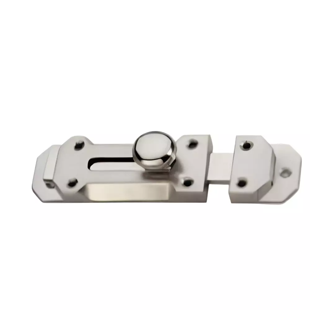 GEZE Baby Latch With Fixing Screws, Size 75 mm, SS Finish and Stainless Steel Body, 8115818