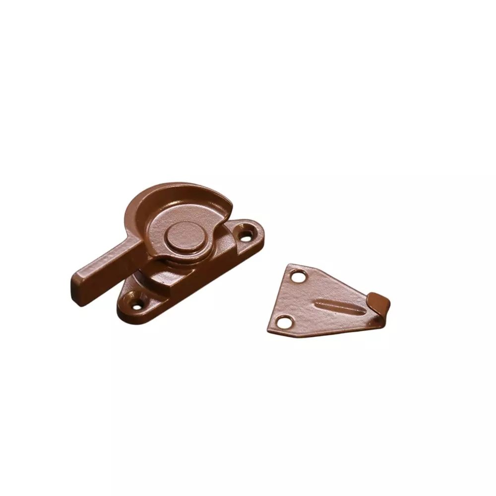 Ebco Crescent Latch Brown Finish and Left Hand Movement for Sliding Windows, CRL-2L-R/S/Z/F