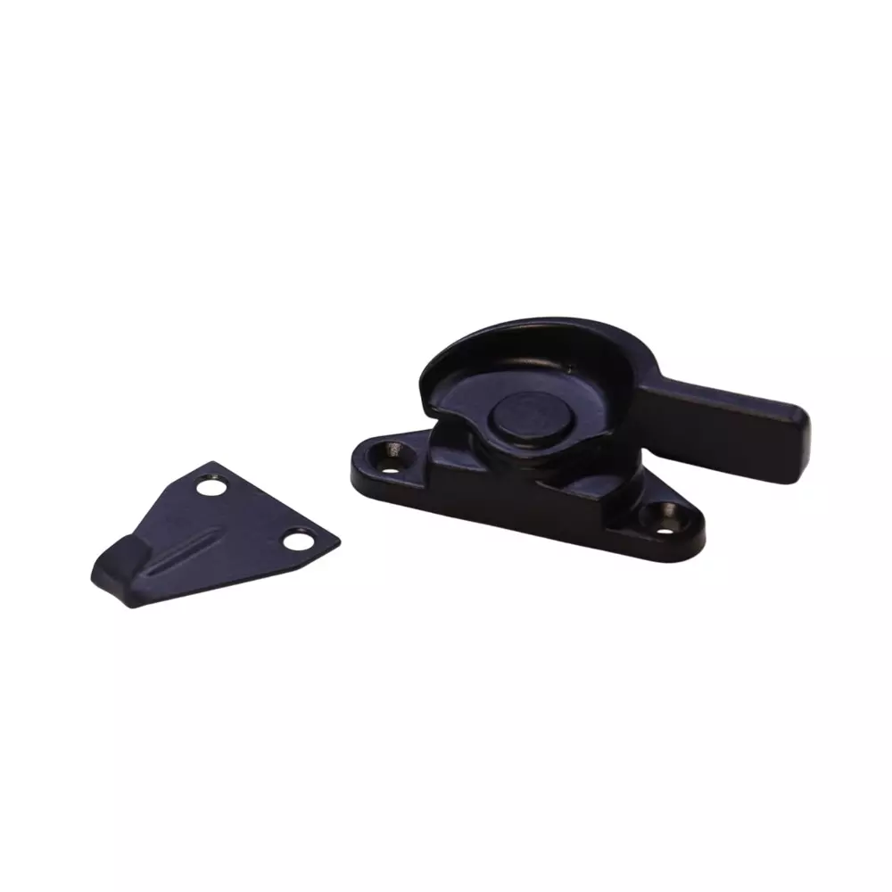 Ebco Crescent Latch Black Finish and Right Hand Movement for Sliding Windows, CRL-2L-R/S/Z/F