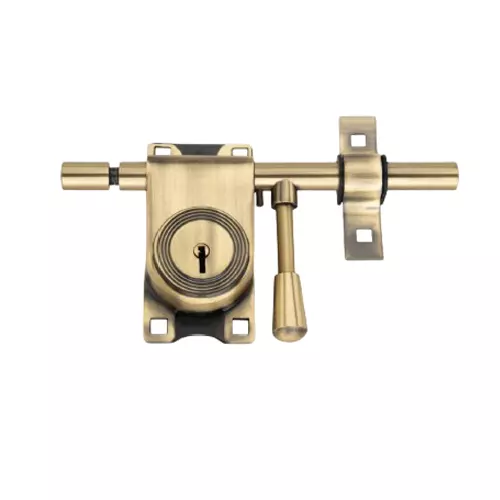 DM Locks 11 Inch (279.4 mm) 6 Lever Iron Kadi Tala Antique Finish , ALD 1003 - 11"