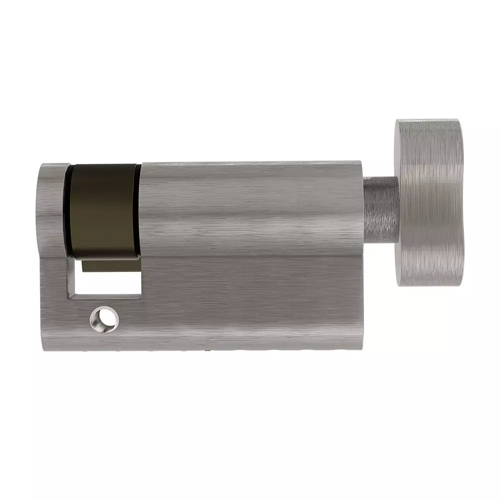 AIDO XL-C 3514 42 mm Satin Steel Finish Half Euro Profile Cylinder Lock