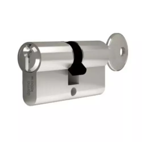 DORMA Euro Profile Double Cylinder Lock DEC 6 Plus 80 mm (40 mm + 40 mm) Nickel Plated Both Side Key, 9111383