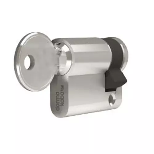 DORMA Euro Profile Cylinder Lock DEC 6 Plus 43 mm Nickel Plated, 9111488
