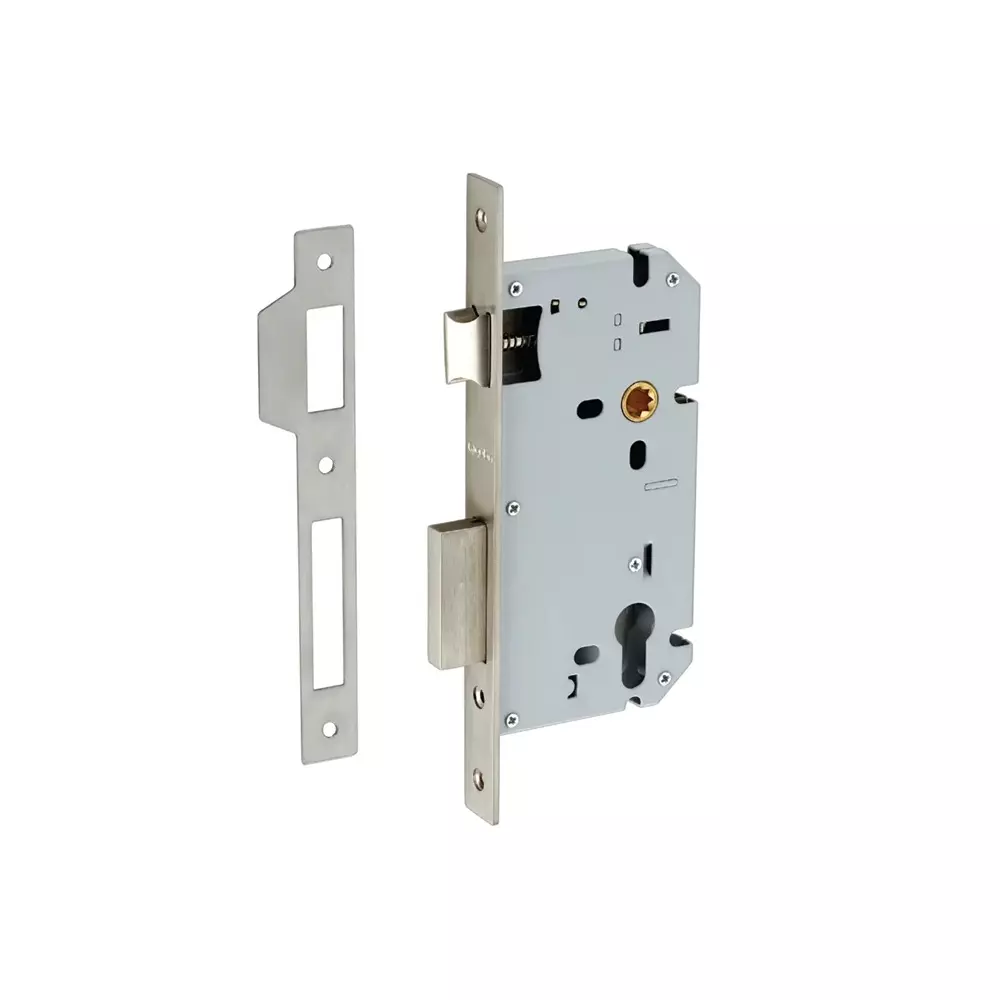 Quba Mortise Lock Bullet Type 240 mm Size & 60 mm Backset SS Finish, Q 102