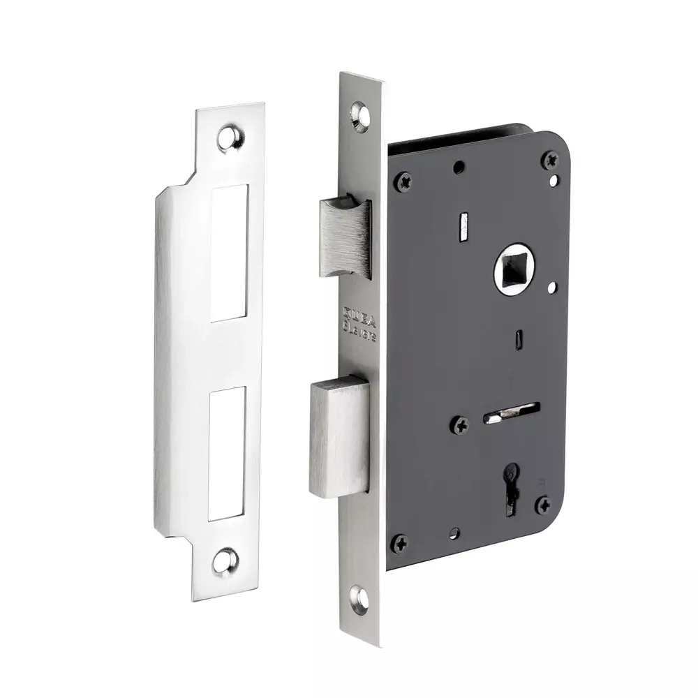 Quba Lever Lock 40 mm Backset SS Finish, Q 108