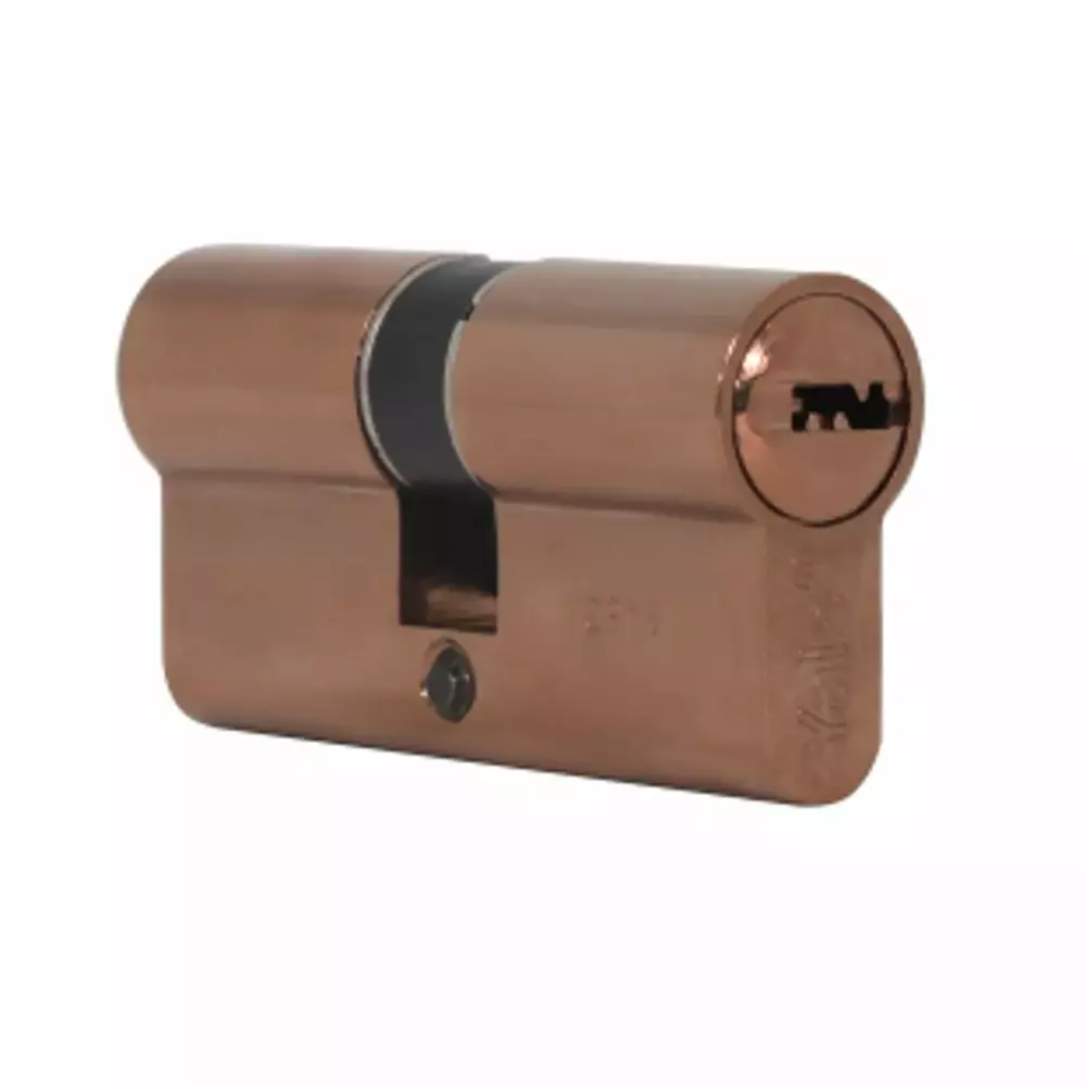 Yale Euro Profile Double Cylinder 5 Dimple Keys Antique Brass 80 mm Size 5/6 Pins Brass, 80 MM (DP) (AB) DK-S