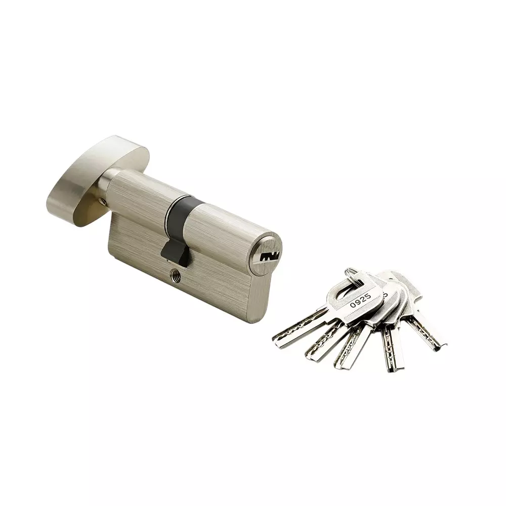 Quba Euro Profile Cylinder Lock Computer Key AB Finish 60 mm, Q 20 LK