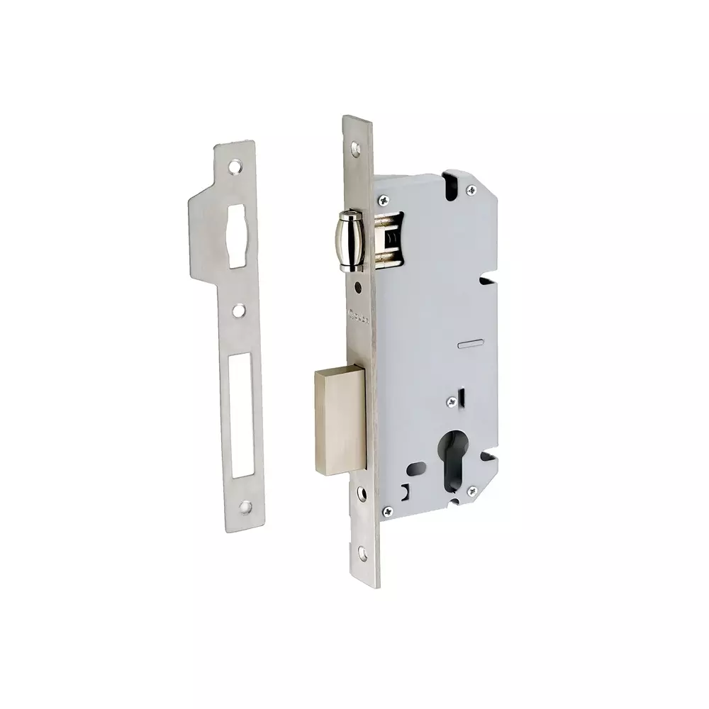 Quba Roller Mortise Lock 240 mm Size & 60 mm Backset SS Finish, Q 102R