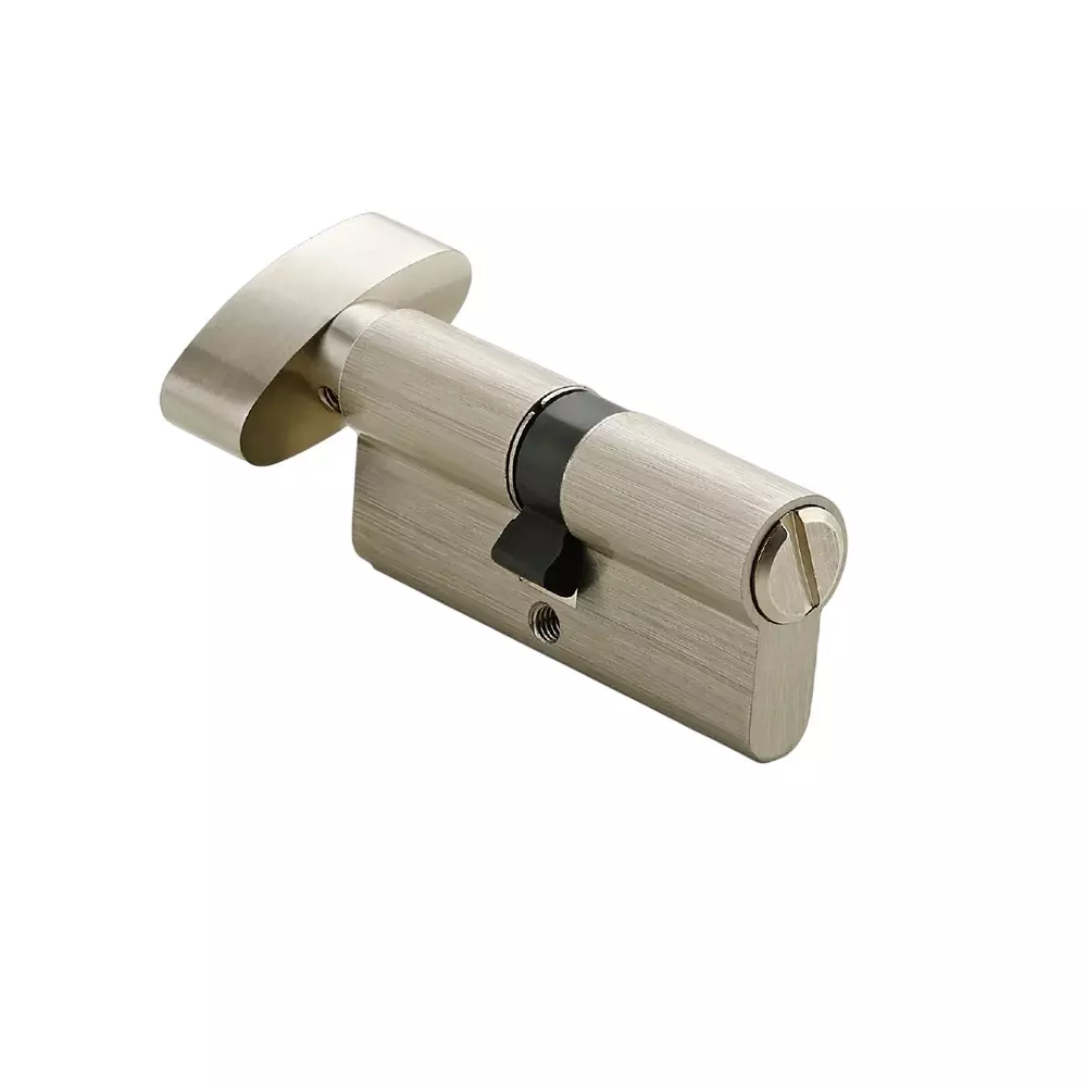 Quba Euro Profile Key Less Cylinder Brass 90 mm AB Finish, Q KL
