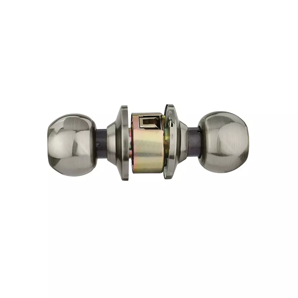 GODREJ Classic Cylindrical Lock Pin without Key 60 mm Backset Antique Brass Finish, 5806