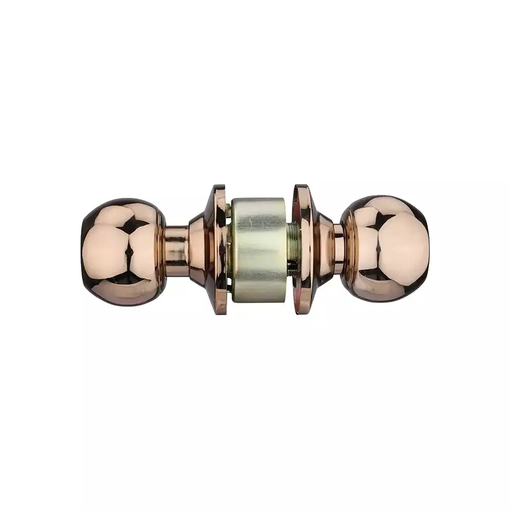 GODREJ Classic Cylindrical Lock Pin without Key 60 mm Backset Rose Gold Finish, 5836