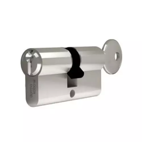 DORMA Euro Profile Double Cylinder Lock DEC 6 Plus 90 mm (45 mm + 45 mm) Nickel Plated Both Side Key, 9111385