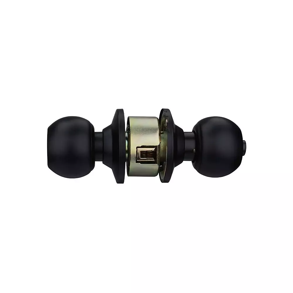 GODREJ Classic Cylindrical Lock Pin without Key 60 mm Backset Matte Black Finish, 5838