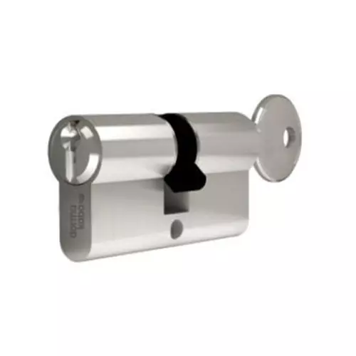 DORMA Euro Profile Double Cylinder Lock DEC 6 Plus 90 mm (45 mm + 45 mm) Nickel Plated Both Side Key, 9111484