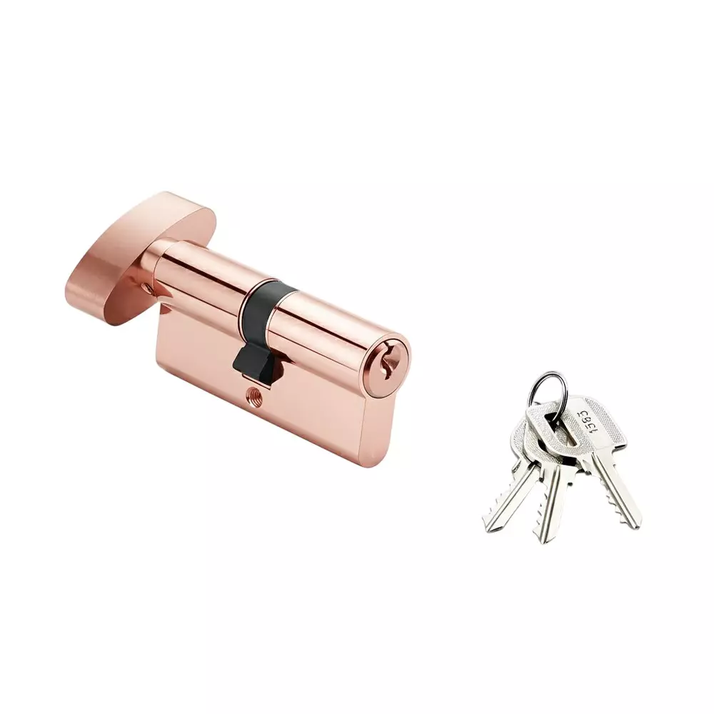 Quba Euro Profile Cylinder Lock Regular Key RGPVD Finish 100 mm, Q 10 LK