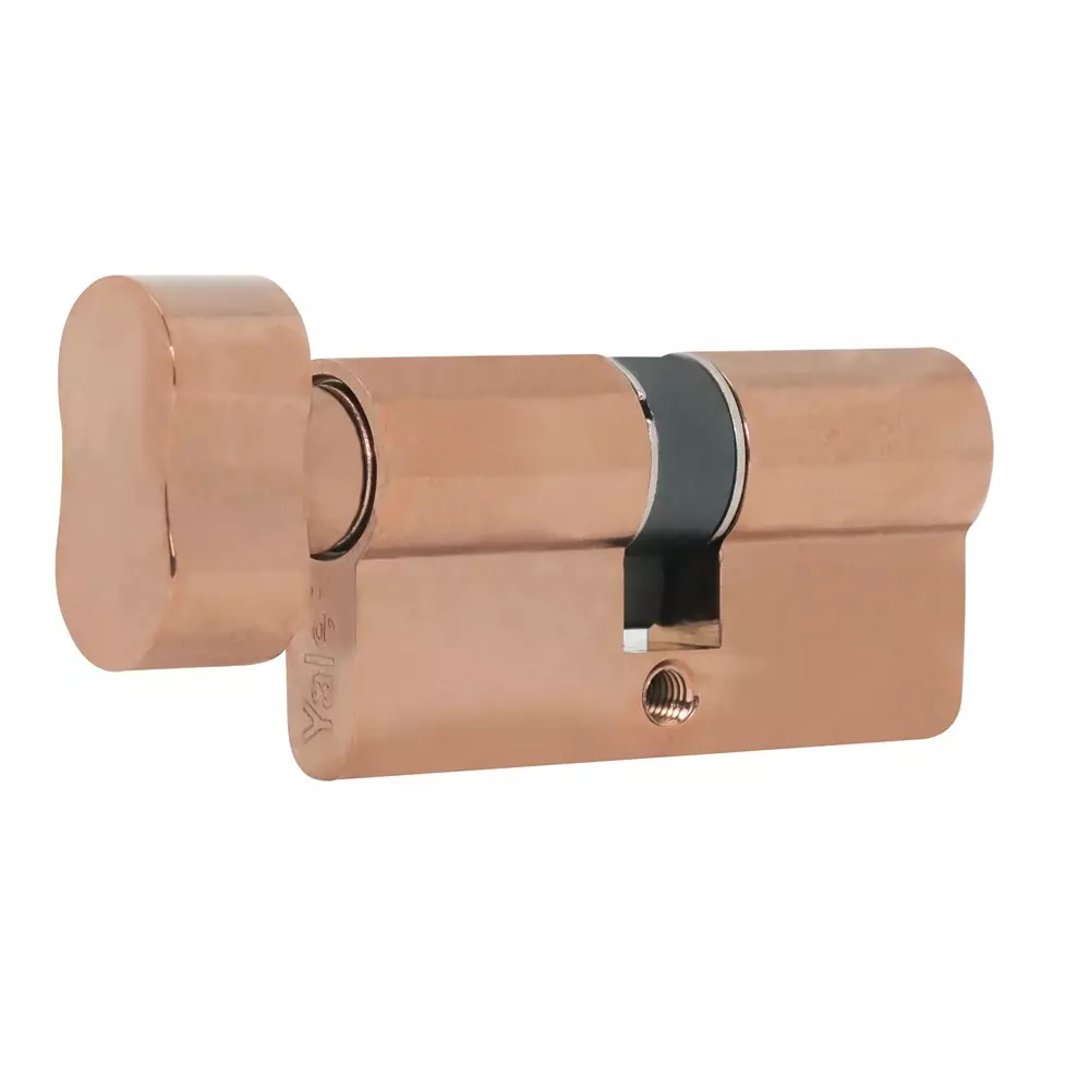 yale-euro-profile-cylinder-70-mm-thumbturn-with-key-6-pin-tumbler-mechanism-rose-gold-pvd-brass-70-mm-tt-prg-dk-s
