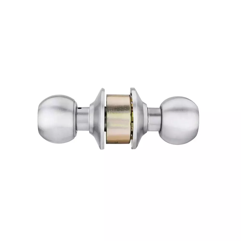 GODREJ Classic Cylindrical Lock Pin without Key 70 mm Backset Stainless Steel Finish, 5821